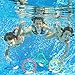 UNEEDE Diving Toy Underwater Swimming/Diving Pool Toy Rings 19 Pack for Pool Use, Toypedo Bandits,Stringy Octopus with Under Water Treasures Gift Set Bundle,Ages 3 and Up