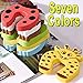 The Wolf Moon® Children Safety No Finger Pinch Foam Door Stopper. Colorful Cartoon Animal Cushion - Ramdom Bundled Baby Child Kid Cushiony Finger Hand Safety, Curve Shaped Door Stop Guard 5 PCS Set