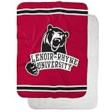 Lenoir-Rhyne University Primary Logo Stripes Sherpa