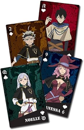 Amazon Great Eastern Entertainment ブラッククローバー アニメグループトランプ おもちゃ おもちゃ