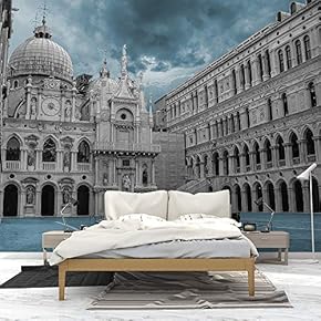 Wall Mural Famous Building Removable Wallpaper Wall Sticker for Bedroom Living Room - 66x96 inches
