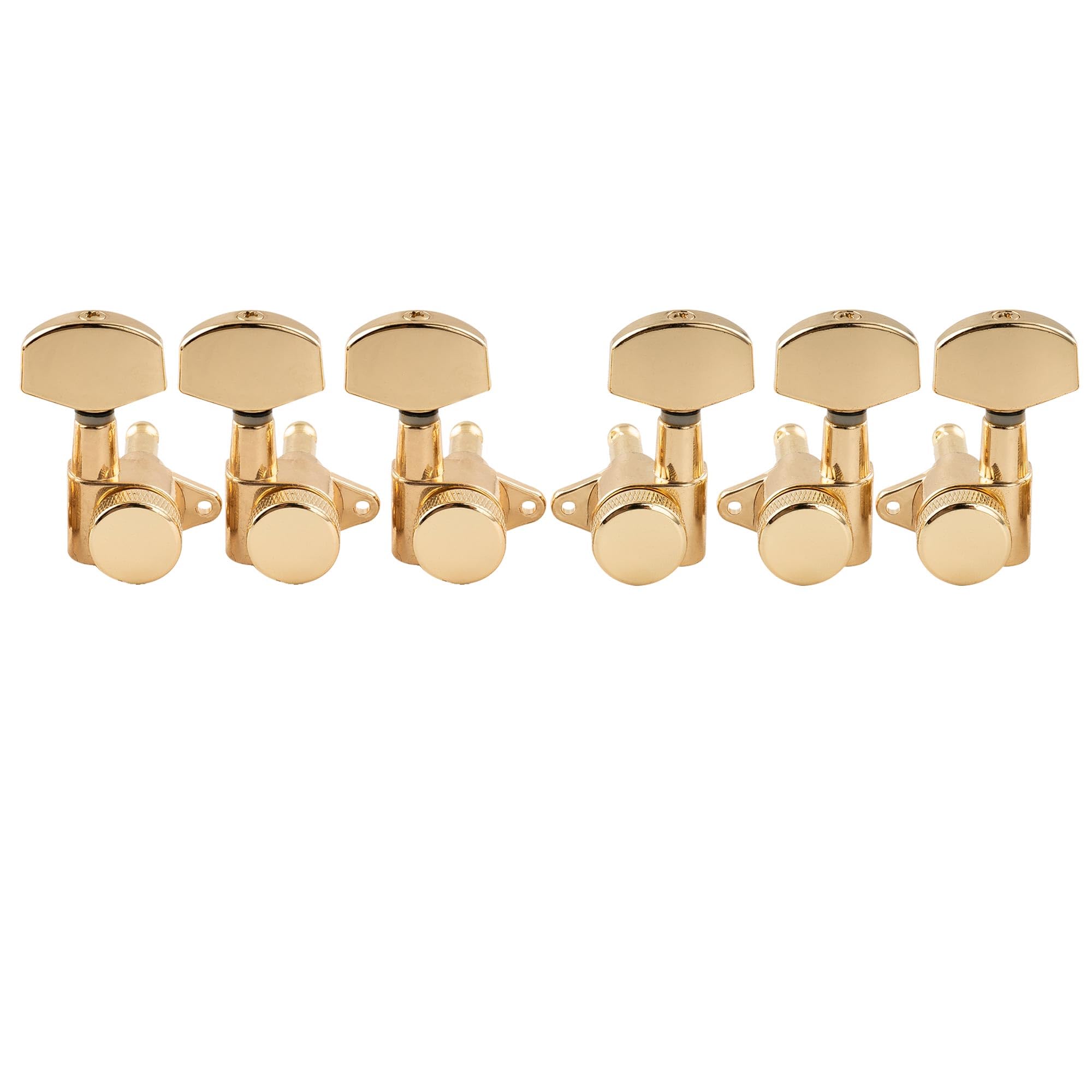Musiclily Pro 3R3L Guitar Locking Tuners Tuning Pegs Keys Machine Heads Set for Epiphone Les Paul Style, Gold