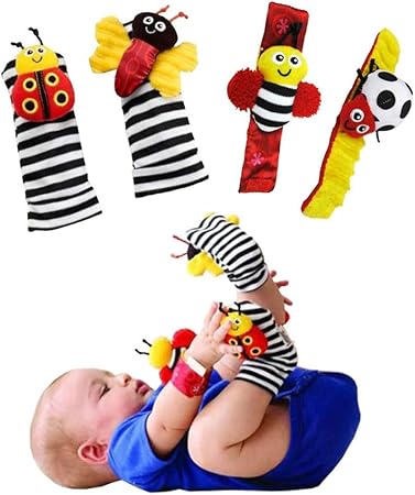 baby foot rattles