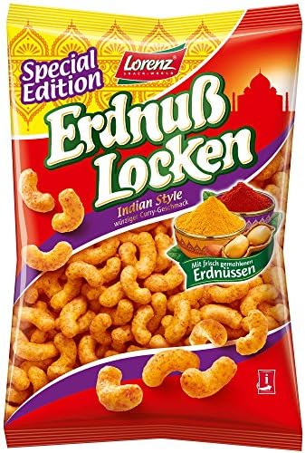 Lorenz Erdnuss Locken Peanut Curls: INDIAN STYLE with CURRY
