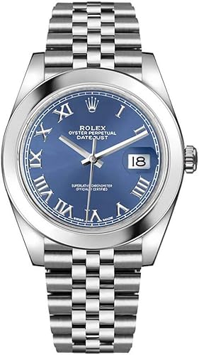 Rolex Datejust 41 Blue Dial Jubilee Bracelet Men's Watch 126300