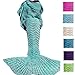ROSEER Mermaid Tail Blanket for Kids Girls Adults Super Soft Sleeping Bags, Best Gift for Birthday and Holiday 74