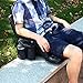 Sportneer Stadium Seats for Bleachers, Bleacher Chairs with Back and Cushion Bleacher Seats with Back Support Padded Stadium Chair with Armrests 6 Reclining Positions for Sport Events Camping Beaches