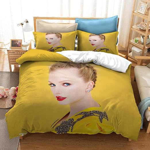 Taylor Swift juego de cama, Taylor Swift 3D suave y esponjosa y cómoda