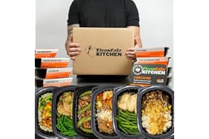 Clean Eatz High Protein Meal Plan Kit, Prepared Frozen Meals, Calorie-Controlled Entree Pack, High Calorie, Nutrients Dense, Pack of 6 Prepared Meals, Single Serving, Lunch & Dinner