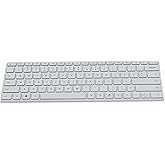 Microsoft Designer Compact Keyboard Ultra-Slim Portable Wireless Bluetooth Keyboard for PC, Mac, Laptop, Tablet and Mobile Devices, for Ergonomic Typing - White