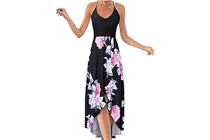 GENERIC Summer Dresses for Women 2024,Casual Beach Vacation Tropical Date Night Boho Hawaiian Sun Dresses Ladies Club Party Dress