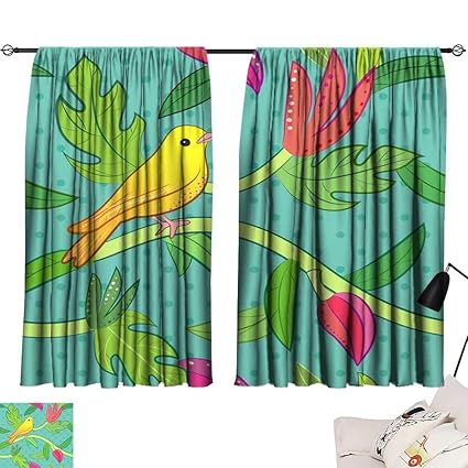 Amazon Com Hariiuet Lace Curtains Nature Seamless Pattern With