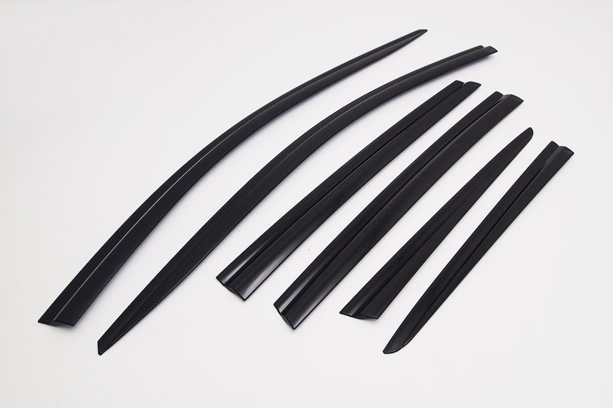 AUTO CLOVER Wind Deflectors Set for Ford Kuga 2012-2019 (6 pieces), Tinted Black - Image 5