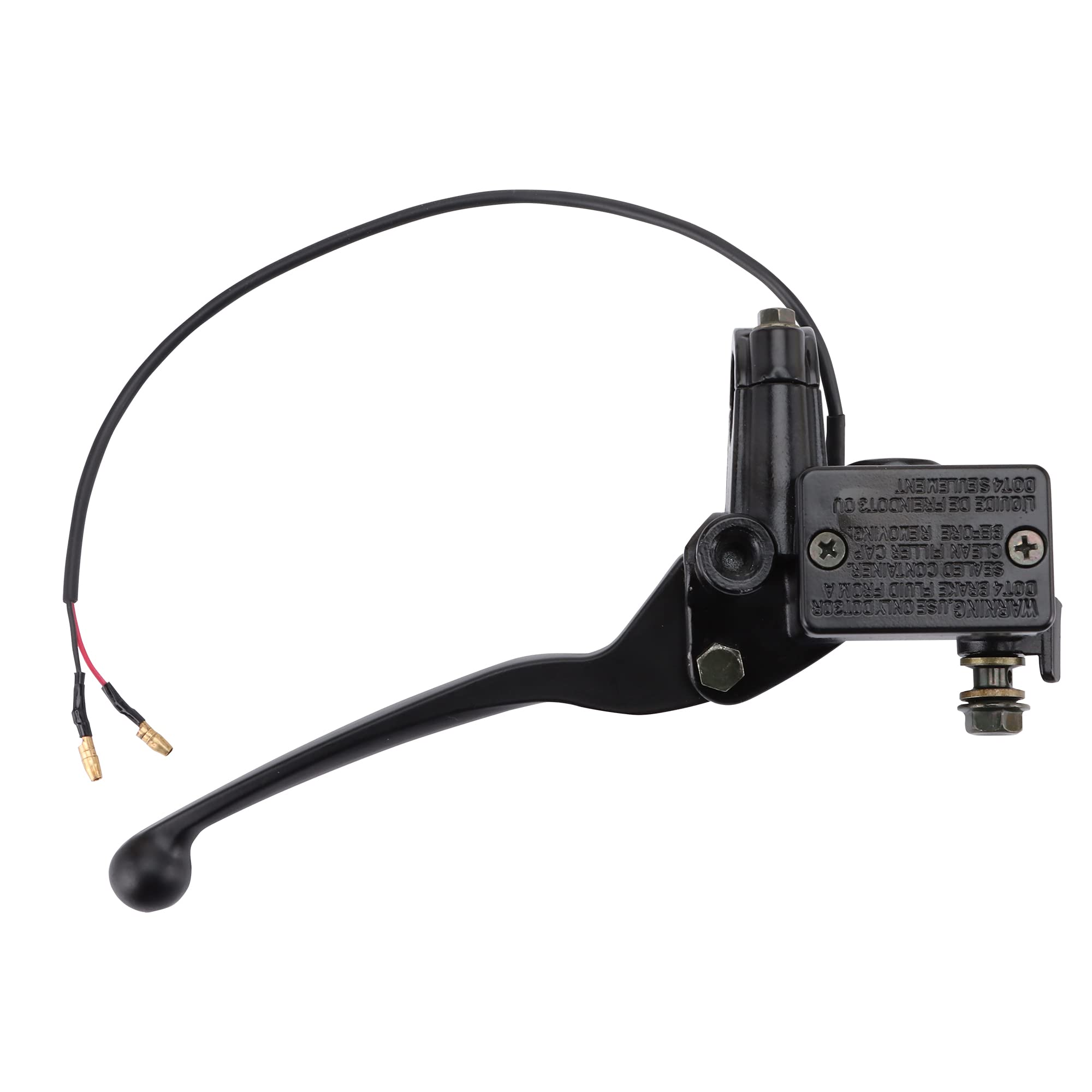 WOOSTAR Front Hydraulic Brake Master Cylinder 22mm Lever Replacement for Baccio Znen Roketa Scooter ATV 4 Wheeler 50cc 70cc 90cc 110cc 125cc 150cc 200cc 250cc