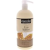 Cuccio Naturale Lyte Ultra-Sheer Body Butter - Replenishing Scented Moisturizer Cream - Deep Hydration To Repair Dry Skin - All Natural, Cruelty-Free Formula - Milk And Honey - 32 Oz