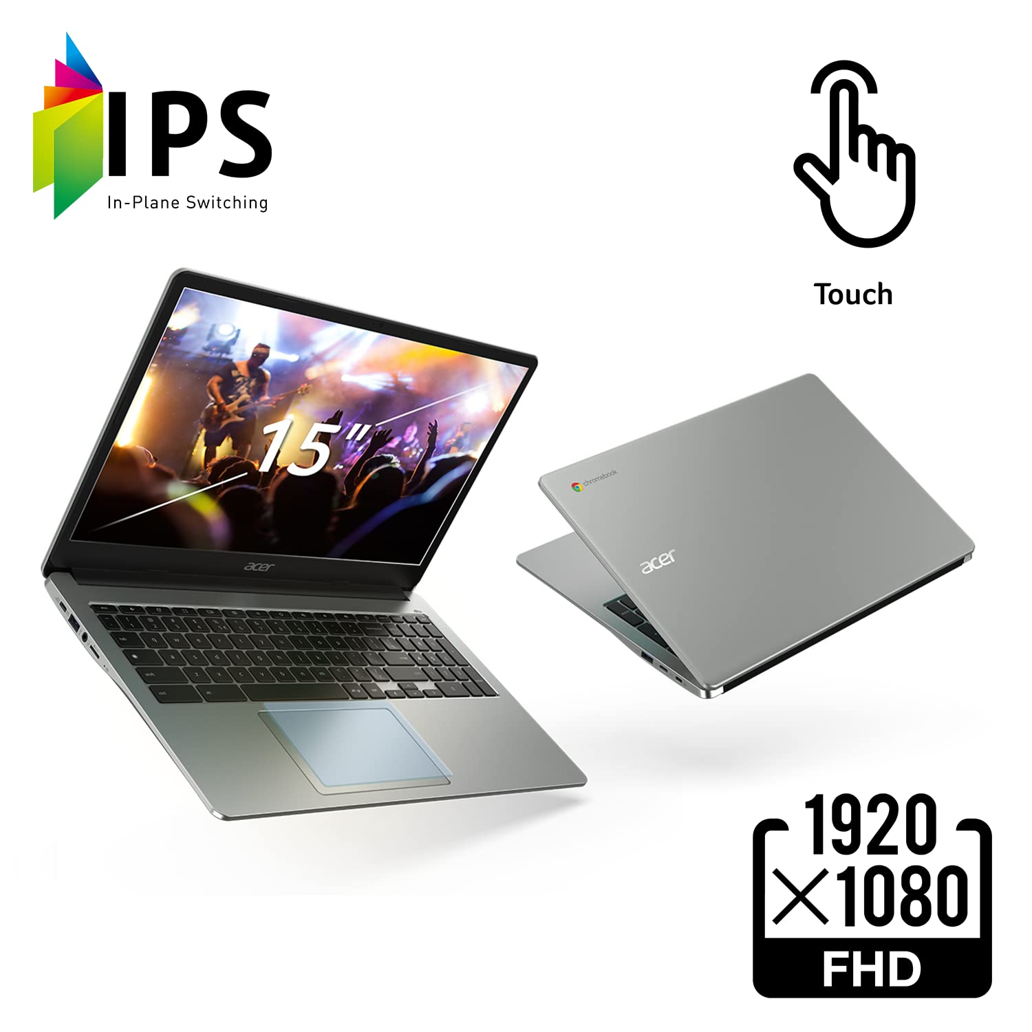 Acer Chromebook 315 Laptop | Intel Pentium Silver N6000 | 15.6