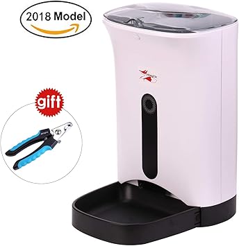 Amazon Com Automatic Pet Feeder Food Dispenser For Dogs Cats