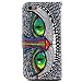 iPhone 6S Plus Case, iPhone 6 Plus Case, JanCalm [Kickstand] Pattern Premium PU Leather Wallet [Card/Cash Slots] Flip Case Cover for  iPhone 6/6S Plus + Crystal Pen (Big eye Owl)