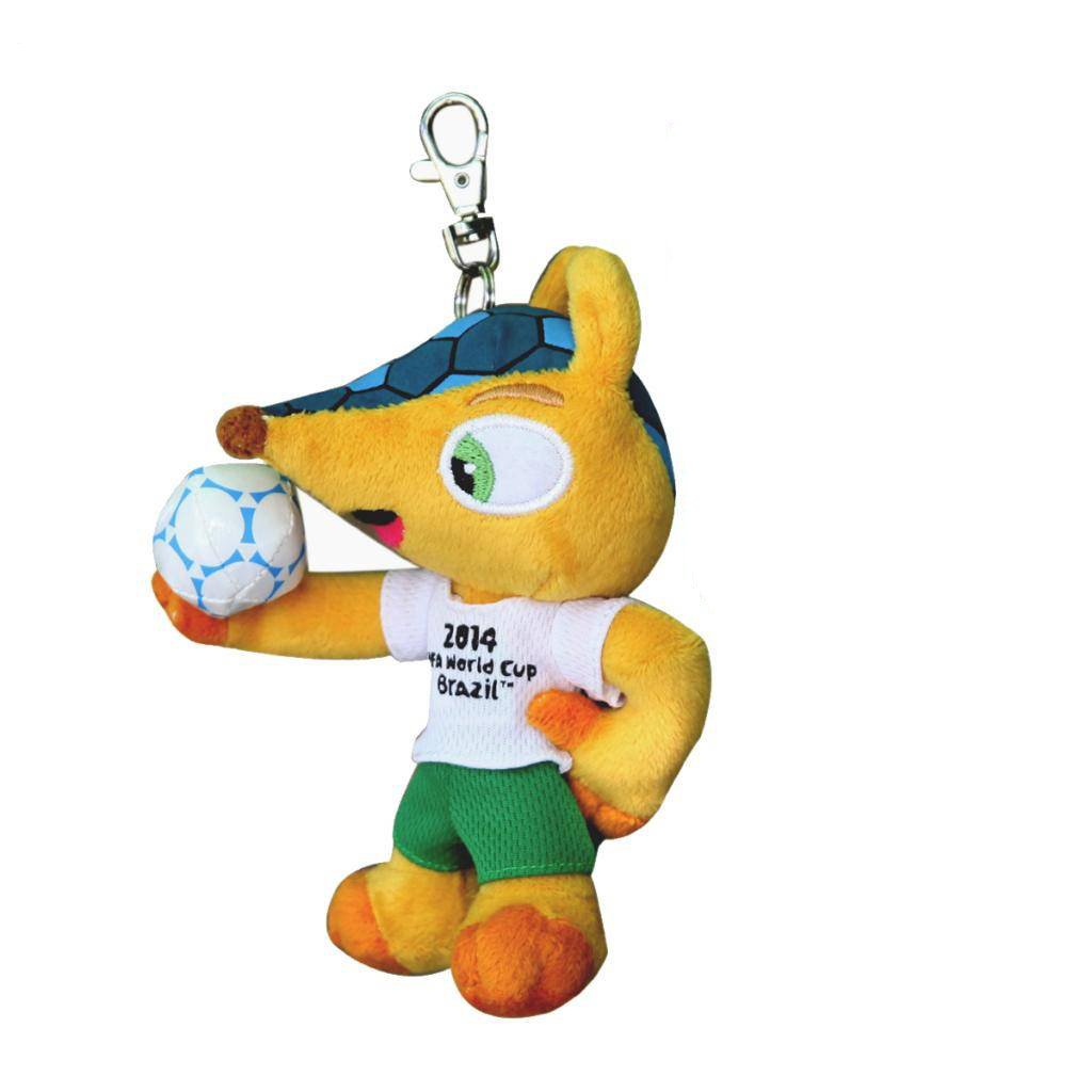 Fuleco 13cm Fifa World Cup 2014 Plush with Keychain