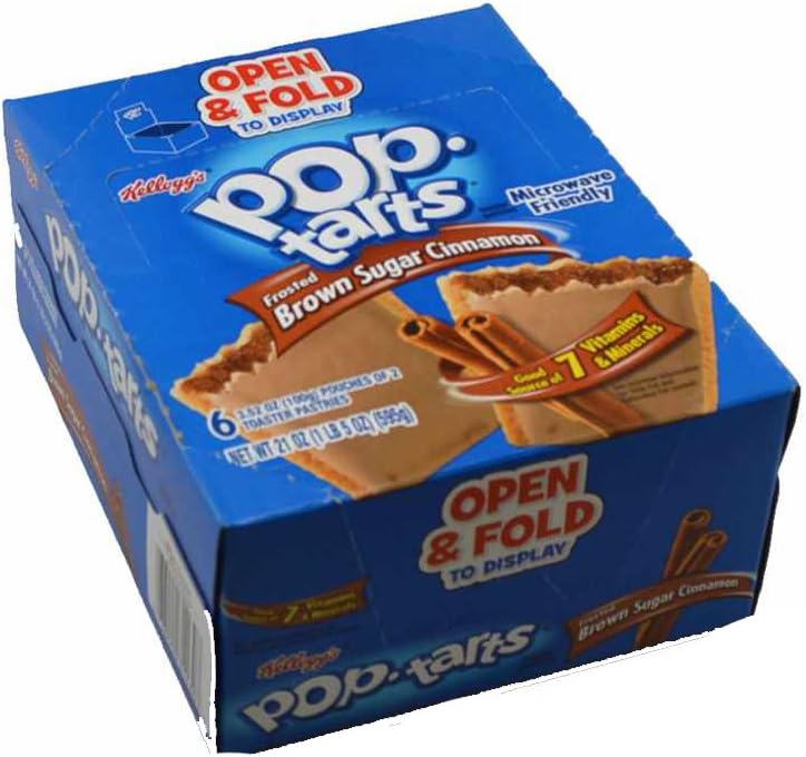 Pop Tarts Frosted Brown Sugar Cinnamon 2 Packs - 6 / Box