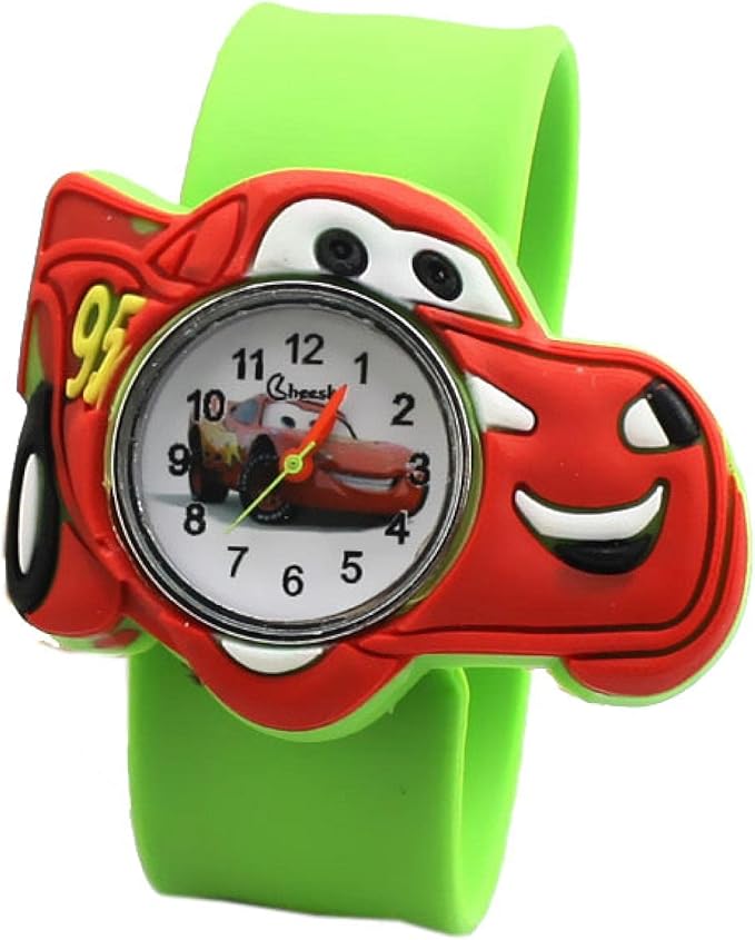 Reloj Niño HCGS Niños Miran niño de Dibujos Animados Reloj de Coche
