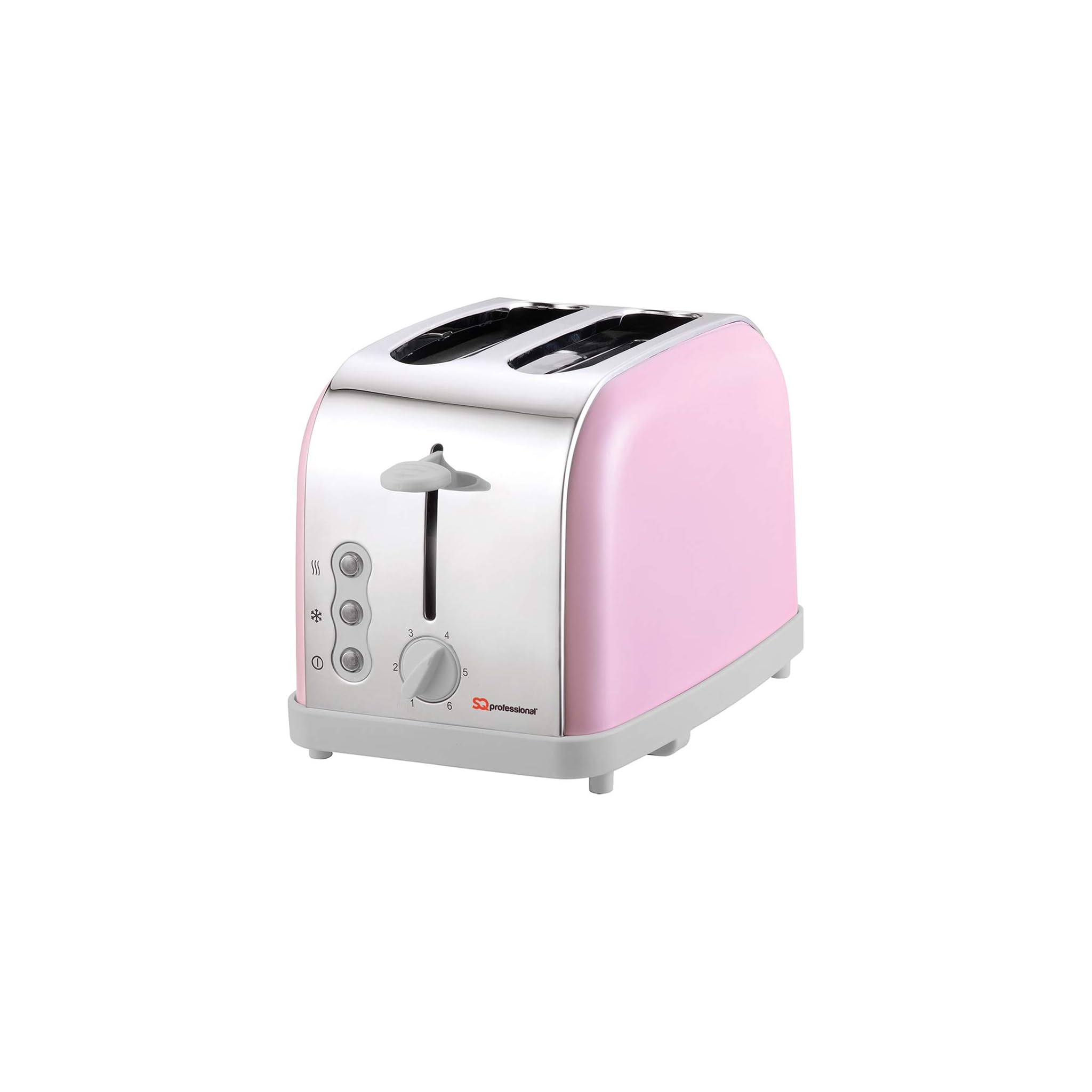 SQ Professional Legacy 900W 2 Slice Toaster, Pink