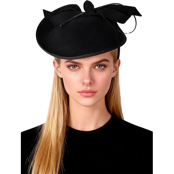 HIMESPORT Wool Felt Flower Elegant Fedora Hats Women  display picture 3