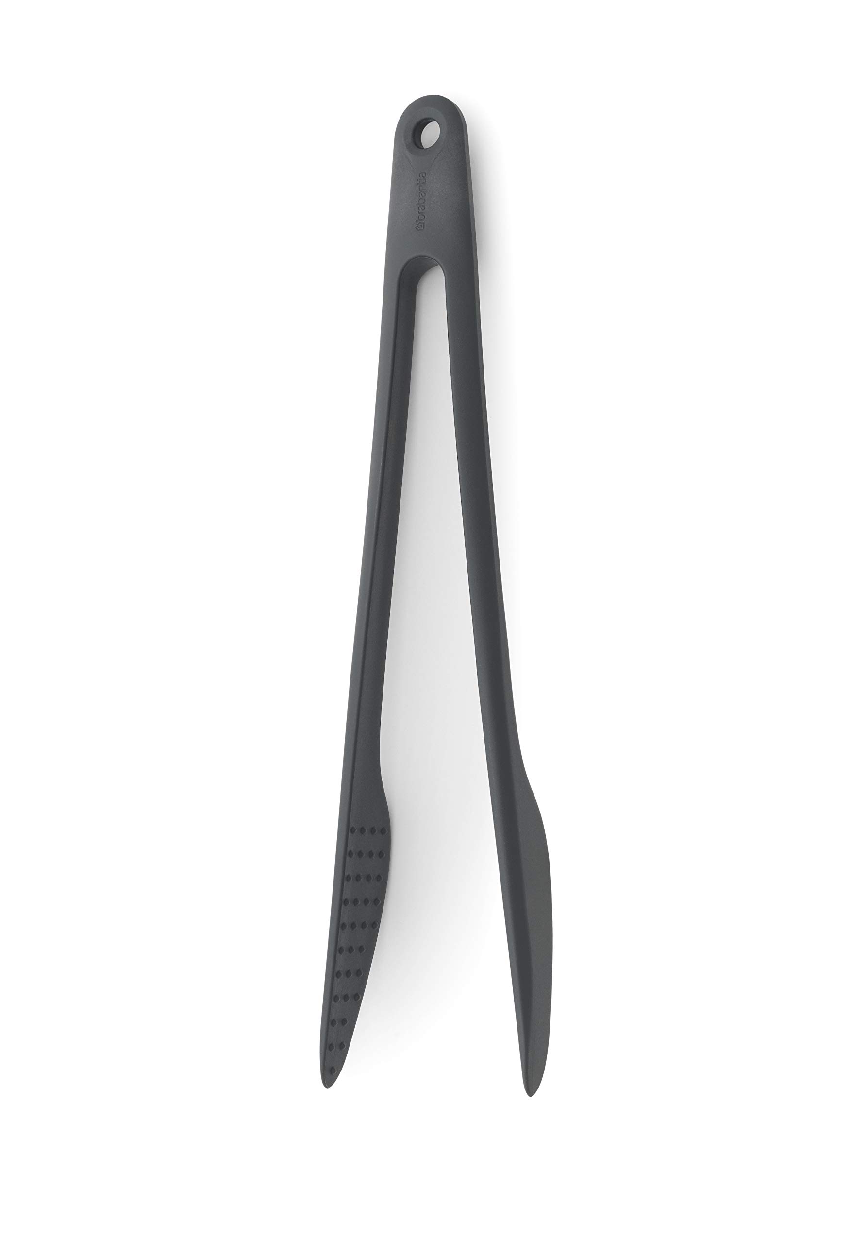 Brabantia 122842 Tasty+ Kitchen Tongs Plus Tweezers, Granite Grey