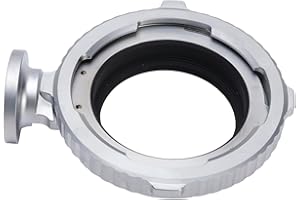 Dpofirs Aluminum Alloy PL to EF Camera Adapter Circuit Manual Focusing Mode Local Adapter for Various Environments