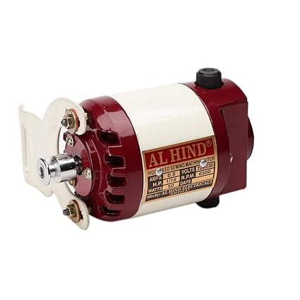Al - Hind Mini Sewing Machine Motor Full Copper Winding with Speed Controller
