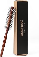 BESTOOL Small Round Brush for Short Hair Beard Brush Professional Styling