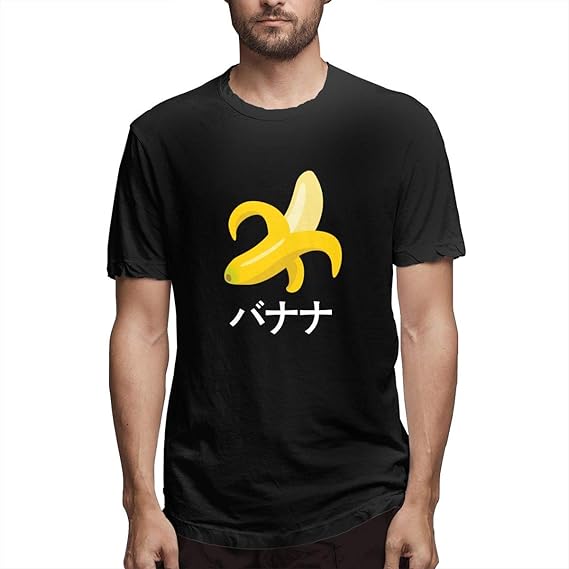 Amazon ゴジラ千 Godzillasennメンズシャツ バナナvsスイカvsパイナッポー 柄プリントtシャツ Tシャツ カットソー 通販