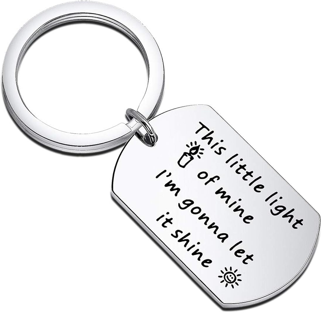 Cenwa Sunday School Gift Christian Gift Bible Song Gift Song Lyrics This Little Light Of Mine I M Gonna To Let It Shine Keychain Christian Preschool Jewelry Amazon Co Uk Clothing I'm gonna take this light around the world and i'm gonna let it shine. amazon uk