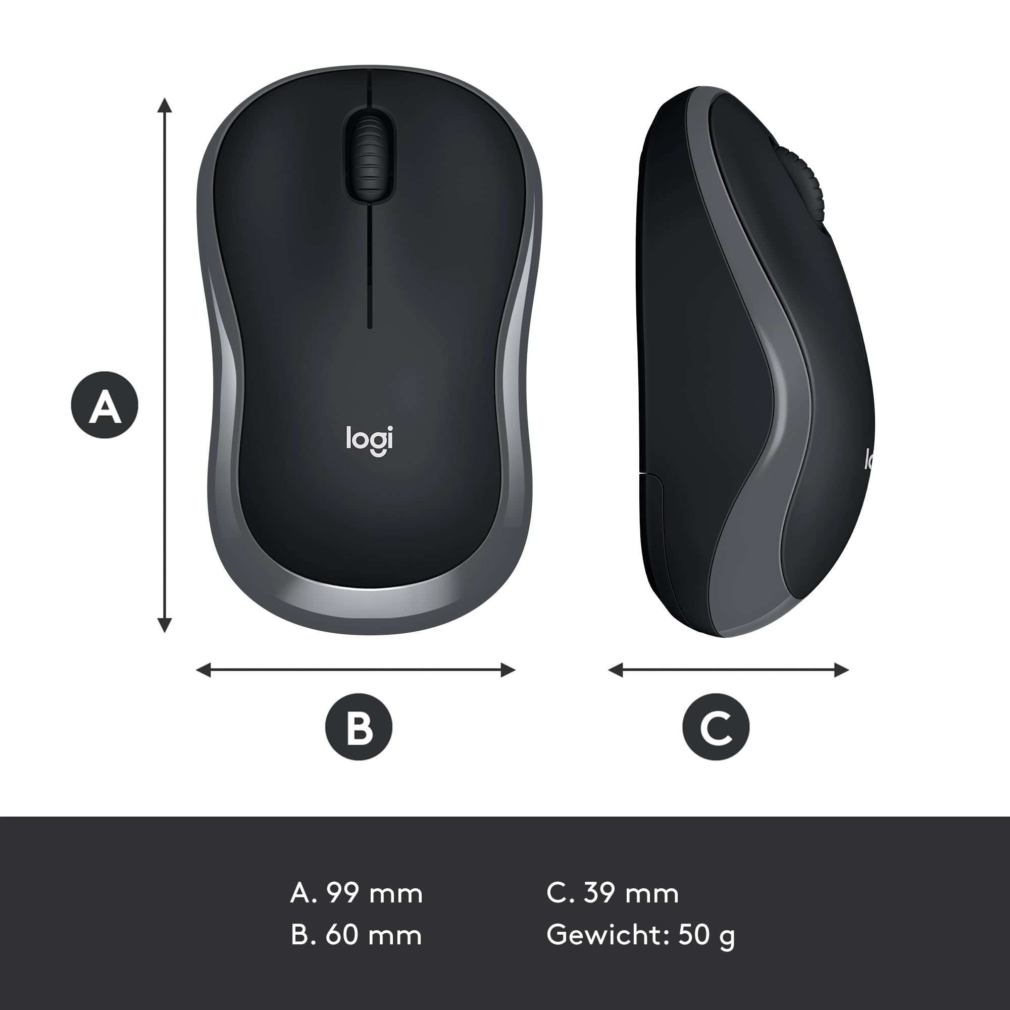 Logitech 910-002235 Wireless Mouse M185