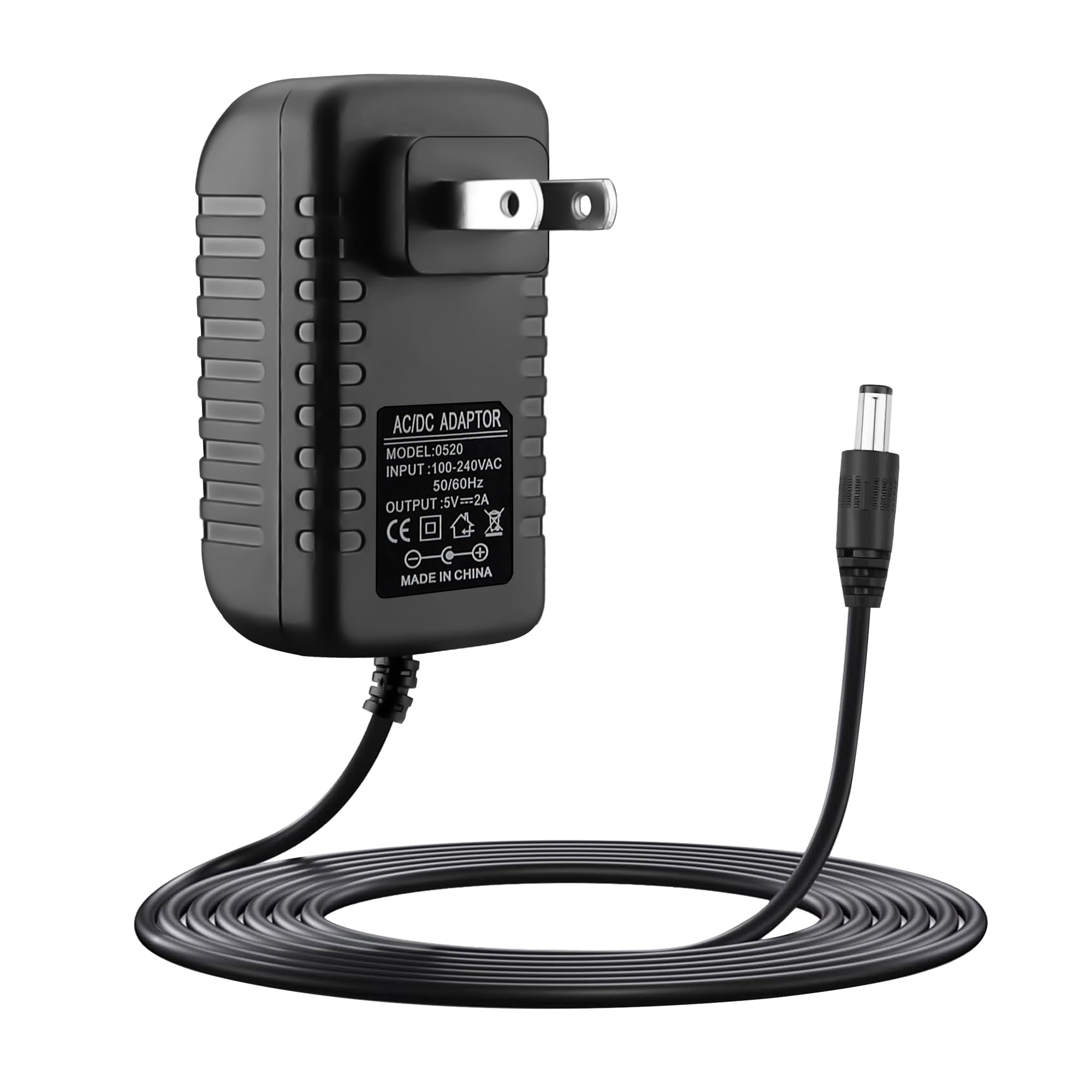 Photo 1 of BXIZXD 5V Power Cord for Victrola Record Player, Compatible with Victrola VSC-550BT VSC-550BT-BK Vintage 3-Speed (NOT Fit for 6V 9V 12V)