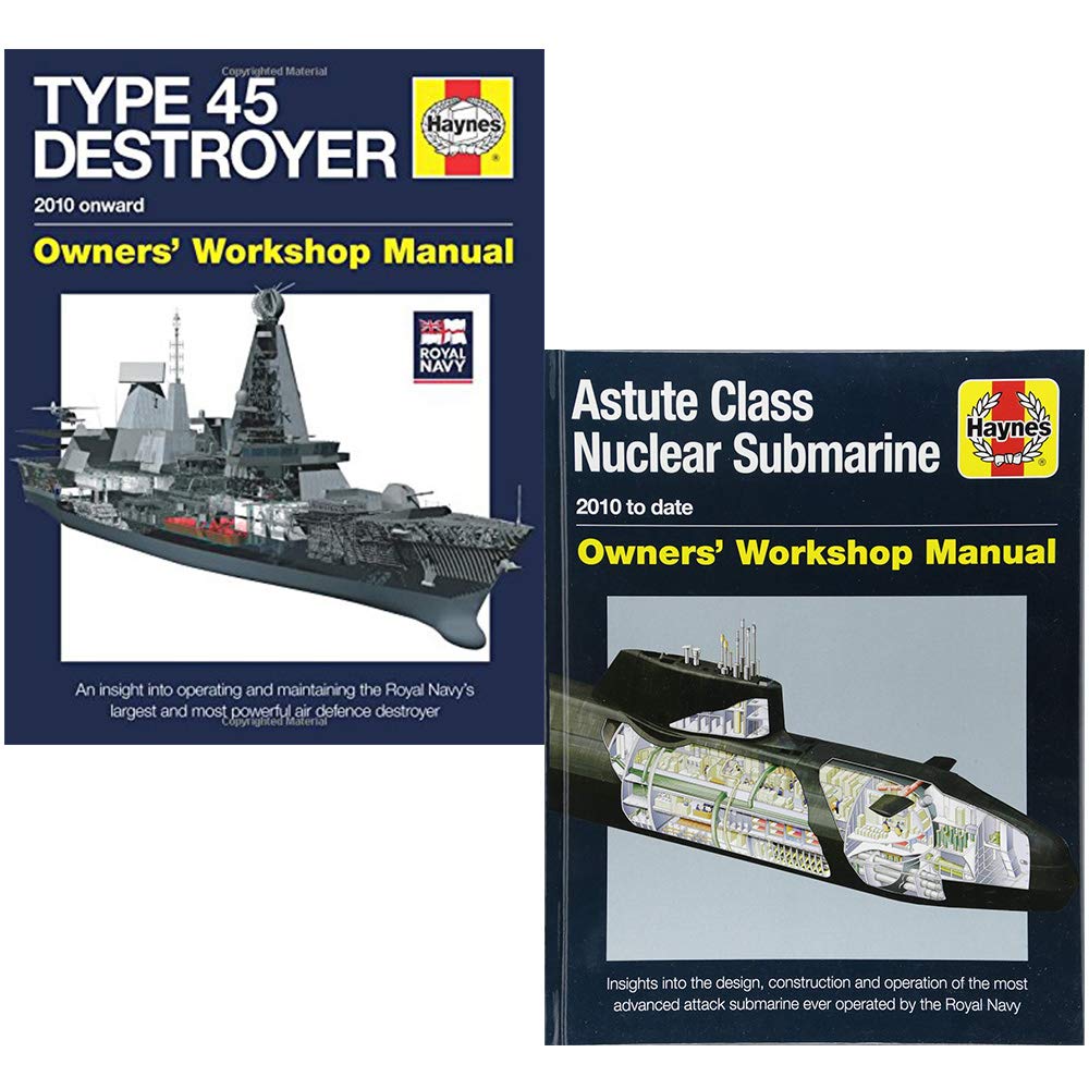 Type 45 destroyer, astute class nuclear submarine manual 2 books collection  set by jonathan gates: Amazon.co.uk: Jonathan Gates: 9789123757022: Books
