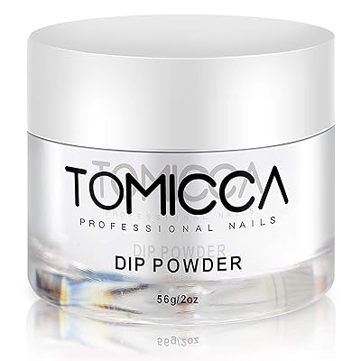 Buy Tomicca Clear Acrylic Nail Dipping Powder For French Nail Art Natural Clear Color Dip Powder Fast Dry No Uv Lamp Needed Long Lasting 2oz 56g Online In Indonesia B07qls3z89