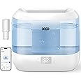 Dreo Humidifiers for Bedroom, Top Fill 4L Smart Cool Mist Humidifier with Oil Diffuser, Cartridge, Nightlight, 32H Runtime, Quiet Ultrasonic Humidifiers for Home, Baby Nursery, Plants, Office, HM311S