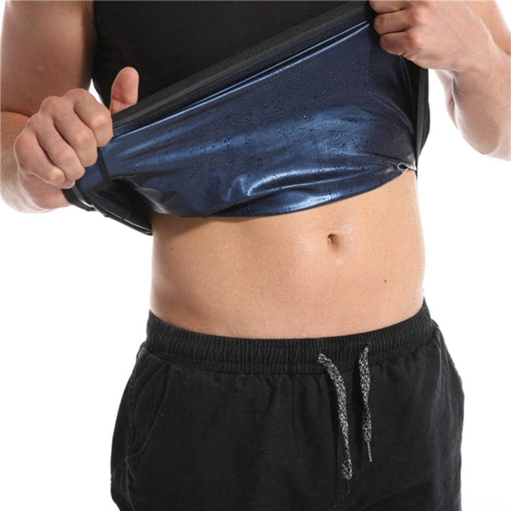 Zhongdawei Man Waist Trainer Hot Neoprene Workout Sauna Tank Top Polymer Sweat Shirt,Compression Fitness Body Shaper Vest… - Image 3