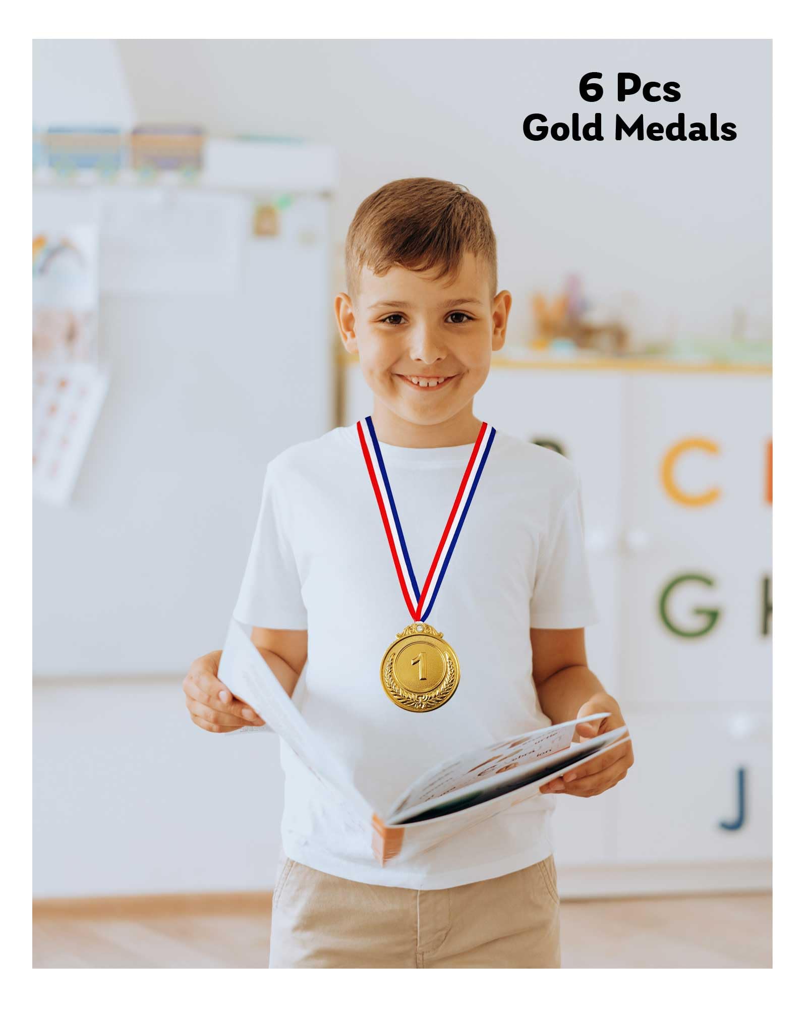 SUPERDANT Cheerleader Medals Metal Hook Display Wall Rack Frame Awards Ribbon NO Fear All Cheer Holder Display Rack Can Withstand 10-15 Kg Gift For Athletes