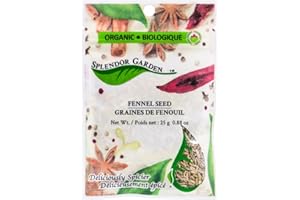 Splendor Garden organic Fennel Seed,25.0 Gram