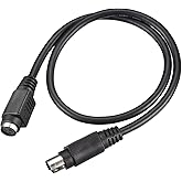 MECCANIXITY PS/2 Mouse and Keyboard Extension Cable 6 Pin 1.64 Feet Male to Female for PC