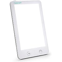 Verilux® HappyLight® Lumi Plus - UV-Free LED Bright White Light Therapy Lamp with 10,000 Lux, Adjustable Brightness, Countdow