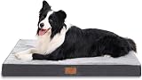 Jaspuriea Large Orthopedic Dog Bed 90x60x9cm Washable Waterproof Cover