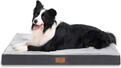 Jaspuriea Large Orthopedic Dog Bed 90x60x9cm Washable Waterproof Cover