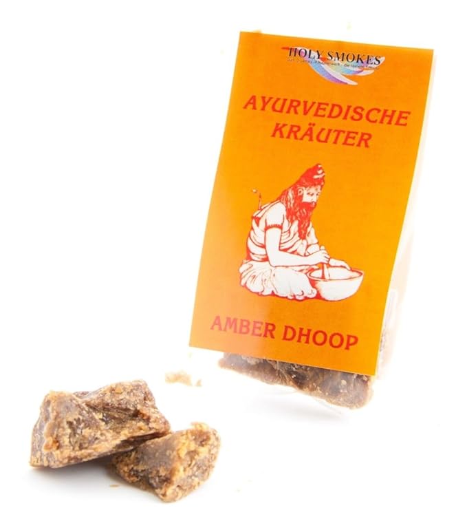Raumduft Räucherwerk Holy Smokes Amber Dhoop 5 g 5 St. | Esoterik günstig online kaufen.