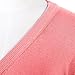 Urban CoCo Women's Cropped Cardigan V-Neck Button Down Knitted Sweater 3/4 Sleeve (XL, Pink)