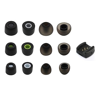 Zotech Accessories Set for JayBird BlueBuds X, X2, X3 &amp; X4 Sport Headphones (3 Pair Memory Foam, 3 Pair Silicone Rubber Replacement Earbuds, Ear Tips &amp; 1 Charging Clip)