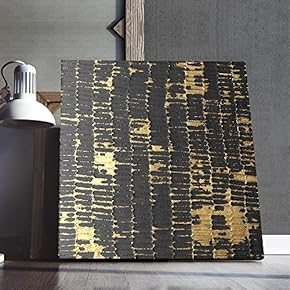 Canvas Wall Art Gold Abstract Painting Artwork...