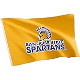 Desert Cactus San Jose State University SJSU Flag - 3 x 5 Feet Spartans Banner, Indoor/Outdoor Durable Fabric, 100% Polyester Design (Style 1)